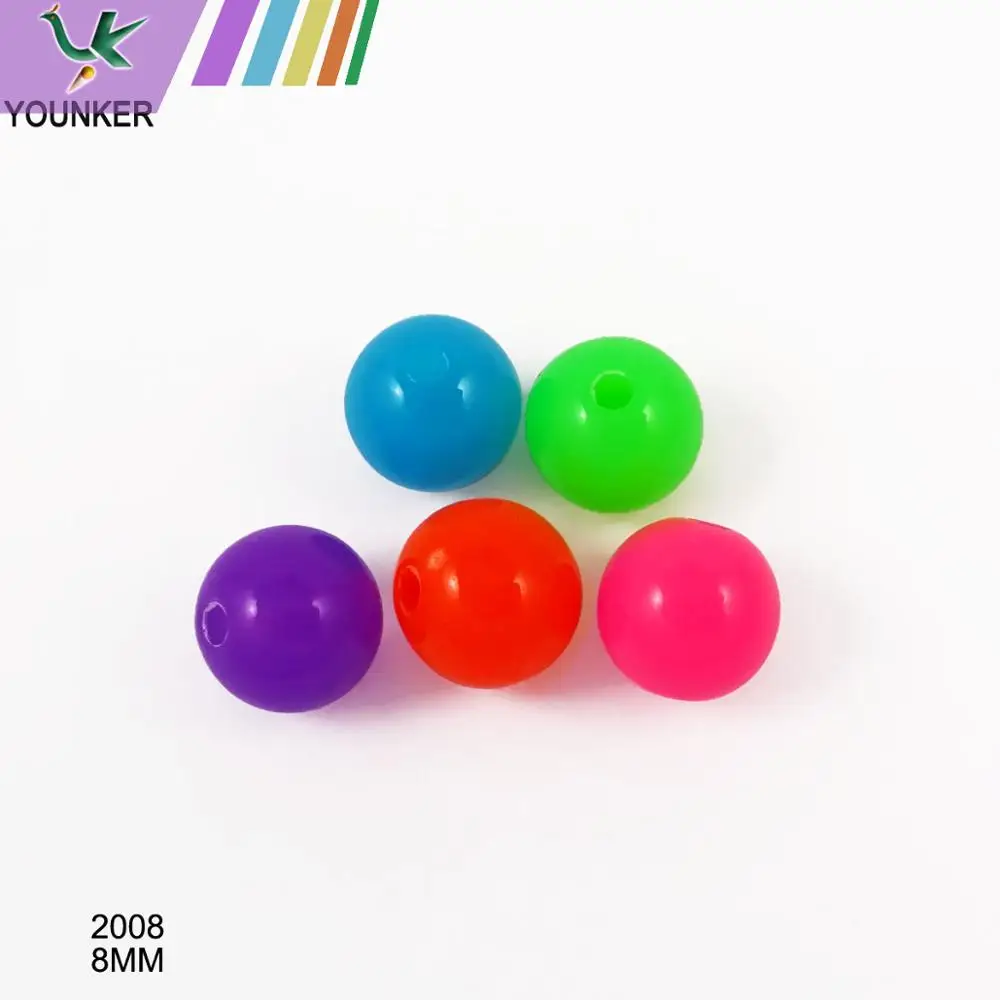 New Design Plastic Acrylic Pony Beads