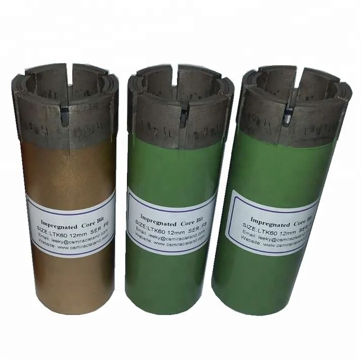LTK60 Diamond Core Drill Bit for Very Hard Ore Mineral Efficient Drilling