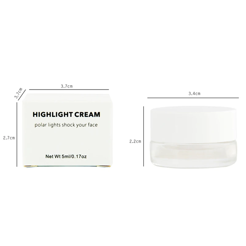 Private Label Face Makeup Highlighter Gel Glow No Brand Highlight Cream