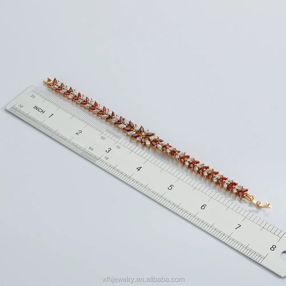 Alibaba gold plated jewelry manufacturers in China jewellery Gold Plated Copper Zirconia Tennis Bracelet /Wristband