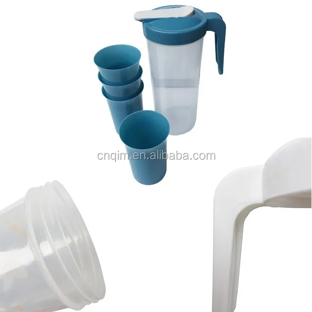 Изготовленный на заказ пластиковый кувшин для воды объемом 1 2 л с крышкой