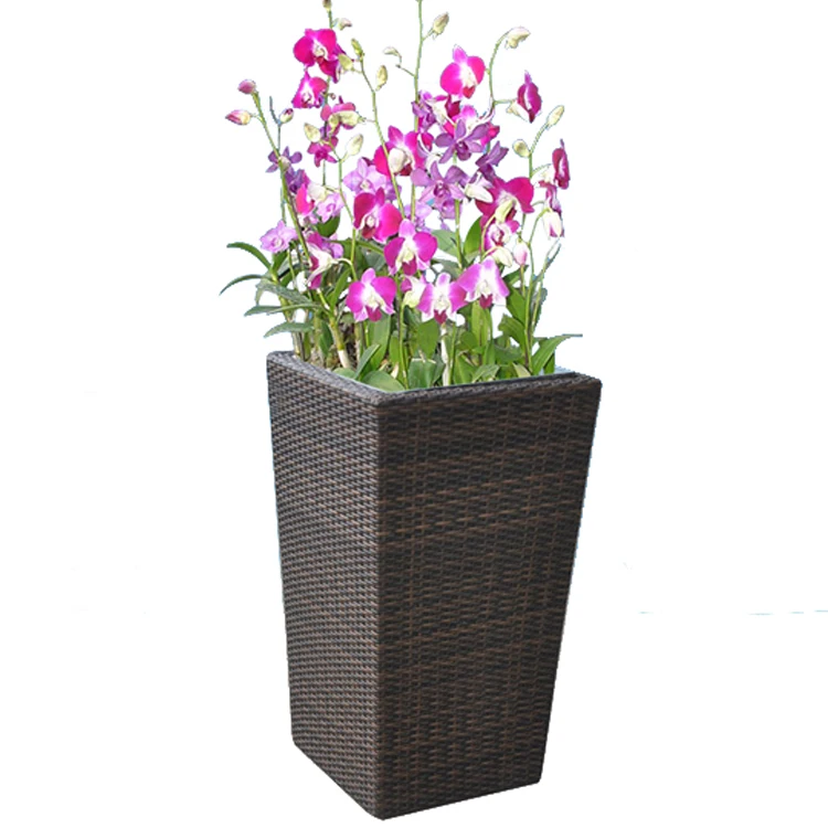 factory price plastic flower vase planters outdoor flower pots