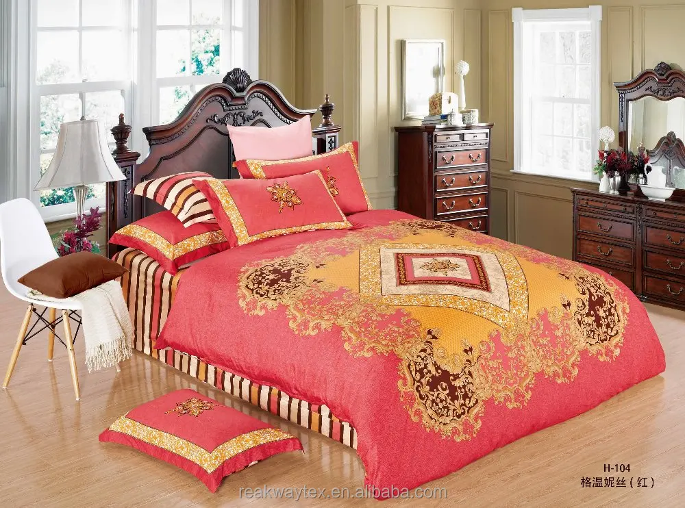 YDN-3D1600362-363 3d sunflower print cheap cotton dubai hotel quilt bedding fitted sheet set