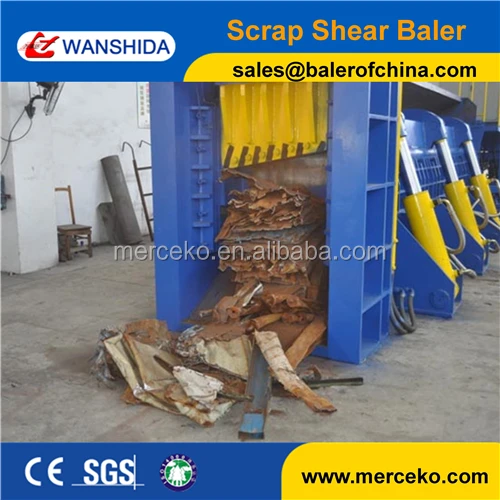 
Hydraulic Scrap Metal Shear Baler 