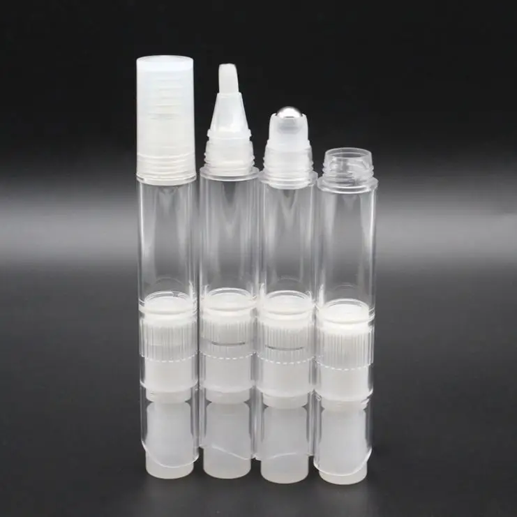 New Arrivals Fashion Metal Lipgloss Gel Push Pen Cosmetic Container Pressed Click Pen For Eye Cream