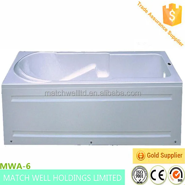 Продавать дешевые квадратной формы акриловая ванна для купания