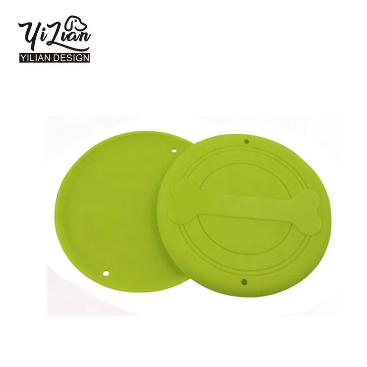
Food grade Silicone dog flying saucer rubber flying saucer for dogs 