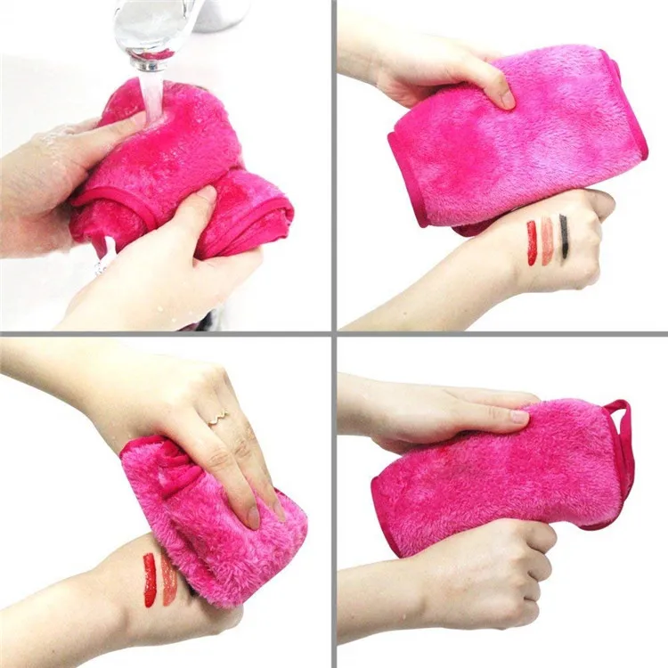 Quick Dry Micro Fibre Towel Polyester Facial Makeup Remover Cloth Face Cleaning  Cloth