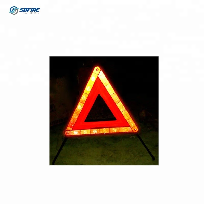 
Hot Sale Manufacture Emergency Reflector For Car Accident Warning Triangle Road Signs 
