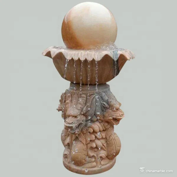 rolling Ball Water Fountain/Fengshui Water Fountain marble floating ball