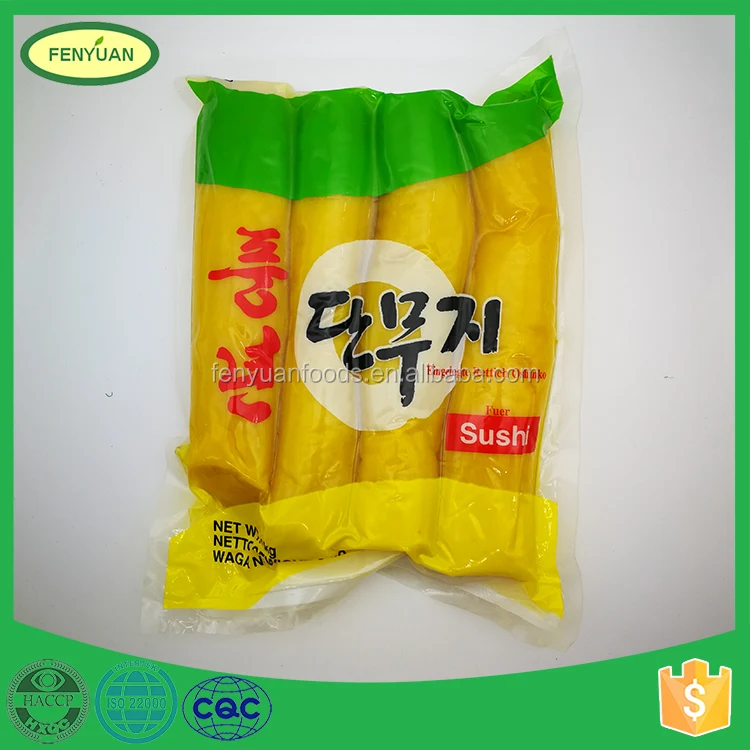 
Low-calorie Seasoned Sushi Pickled Radish 