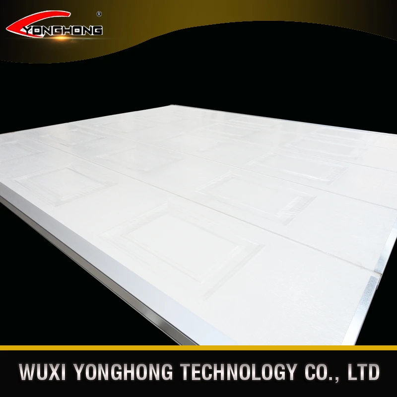 Finished insulated automatic sectional garage chinese security doors