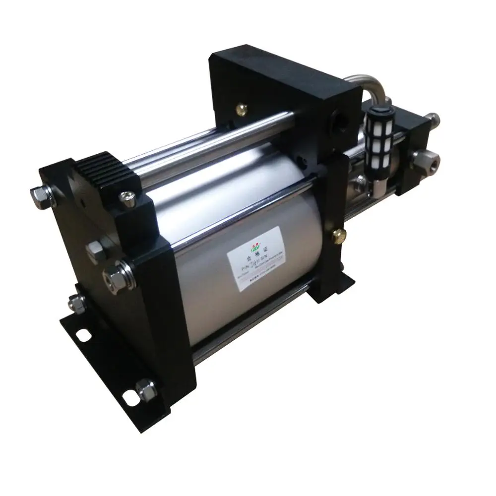 Two stage ammonia gas Helium Hydrogen Oxygen Nitrogen Natural Pneumatic Gas Booster Pump for scuba diving oxygen transferring