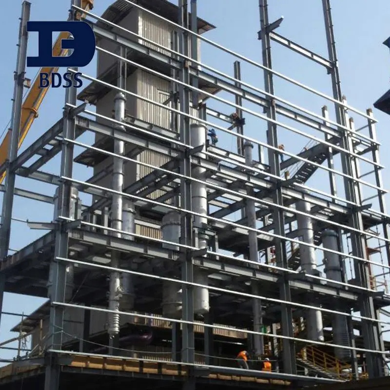 
Multi-story Prefab Steel Building with Construction Plan 