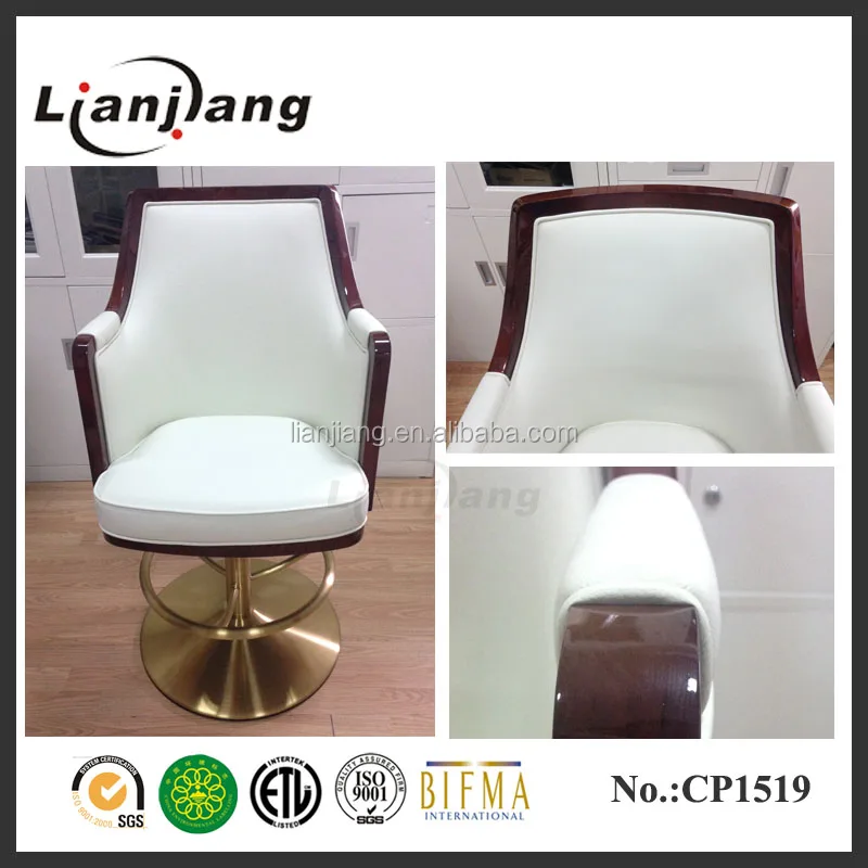 high quality leather Texas poker chair casino chair base manufacturers