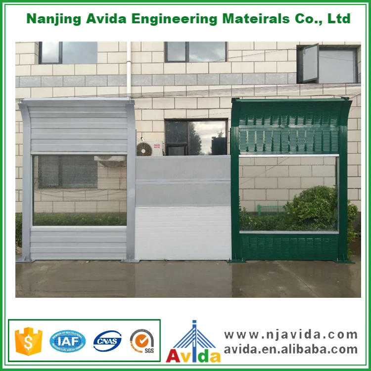 Железная дорога шумоподавление металлическая внешняя часть звуковой барьер