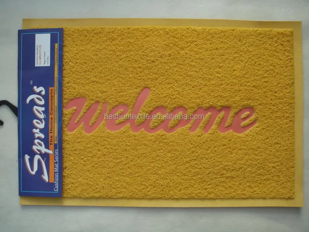 plastic PVC noodle matting for flooring door mat
