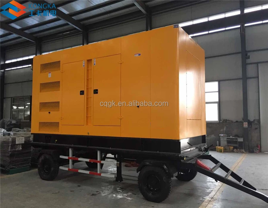 270kw 330kva портативный Трейлер deutz дизель генератор обслуживания