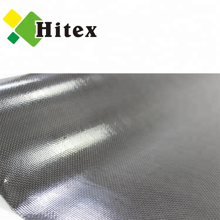 3K Plain Tpu Coated Carbon Fiber Leather Fabric