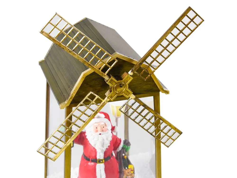 
Creative Decoration Christmas Ball Music Box Rotating Snowflakes Santa Claus Children Christmas Gifts 