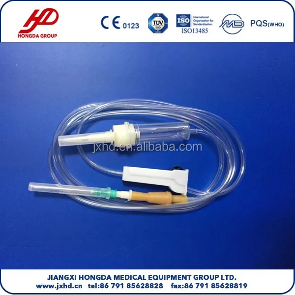 
 Одобренный CE и ISO медицинский Одноразовый инфузионный набор с иглой для одноразового использования  