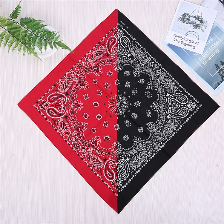 
Wholesale custom trendy cotton soft headwear bandana multi color bandana 