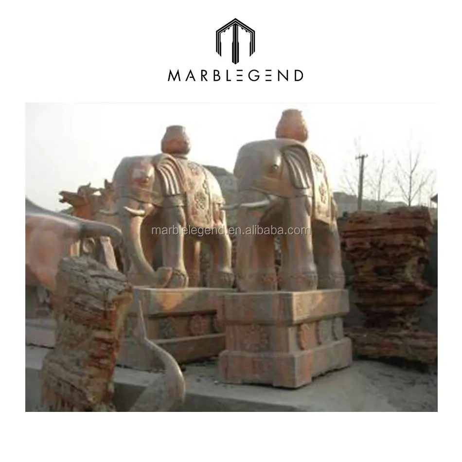  Пользовательская Инженерная мраморная скульптура Ежика сада слона