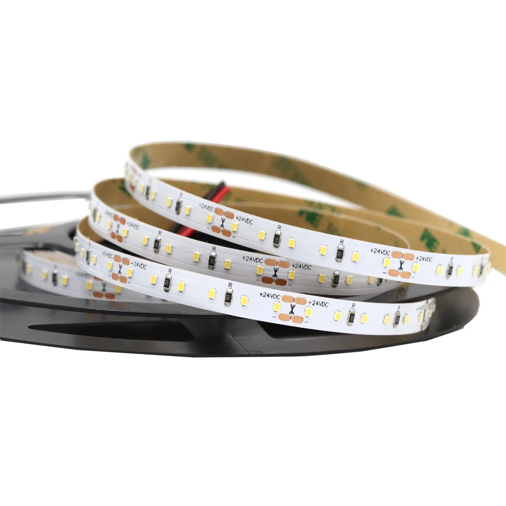 High quality  DC 24V 120 leds/m 180led/m led stripe light 2216 SMD led strip light