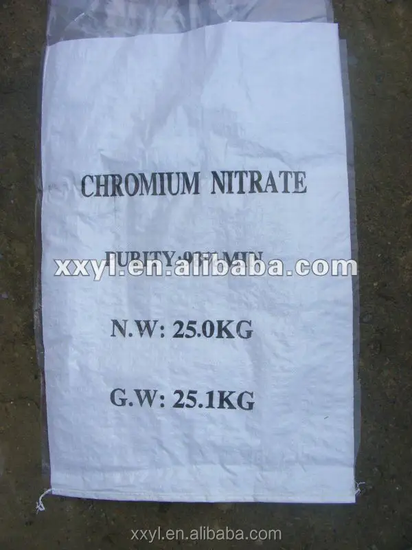99% Chromium Nitrate Nonahydrate Cr(NO3)3.9H2O