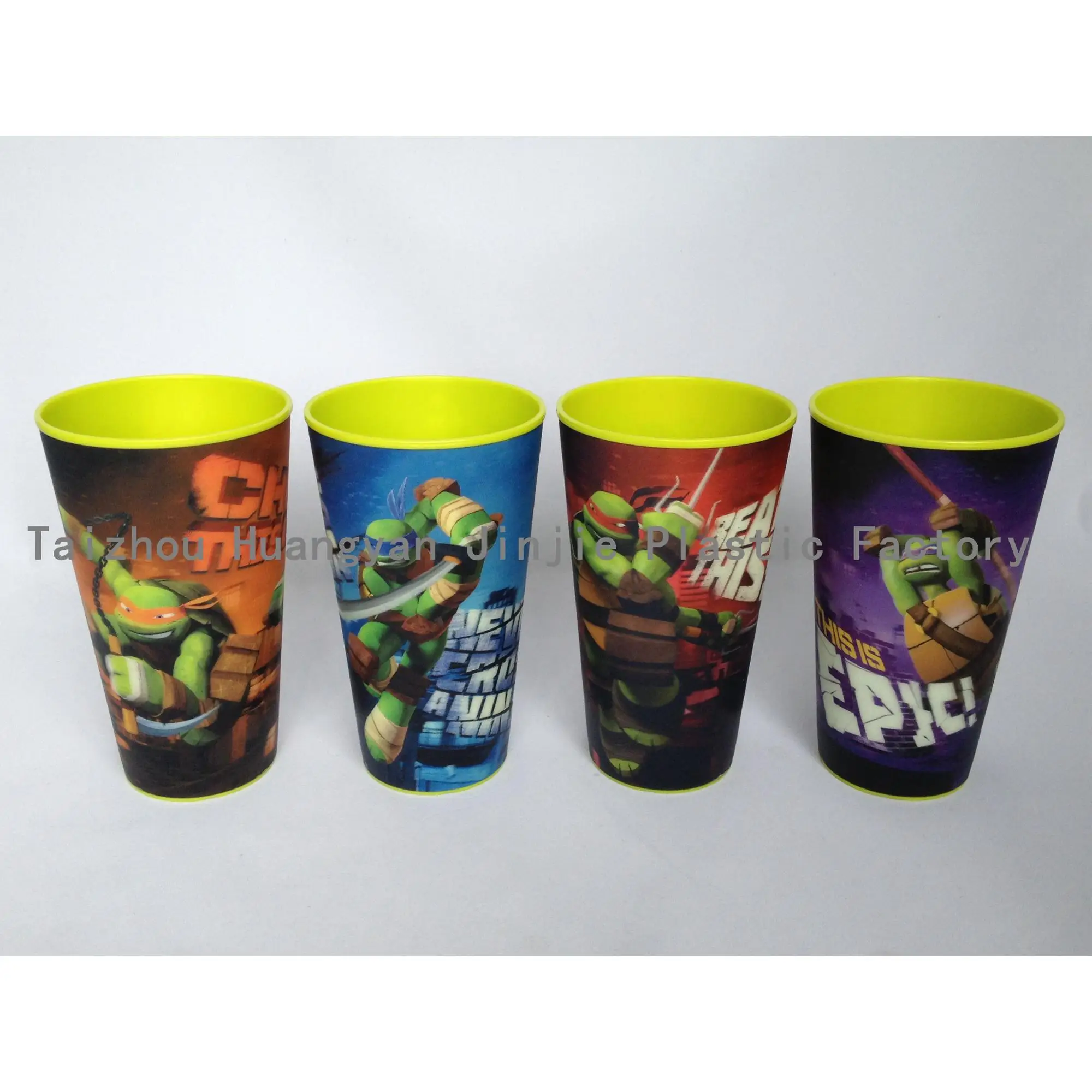 
GJ-163, Taizhou, 20oz,570ml plastic cup for cold drinks or ice slush beverages 