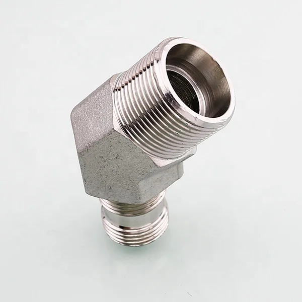 Parker Hydraulic compression tube adapter hose fittings carbon steel equal elbow 45 Degree Elbow Pipe Fitting