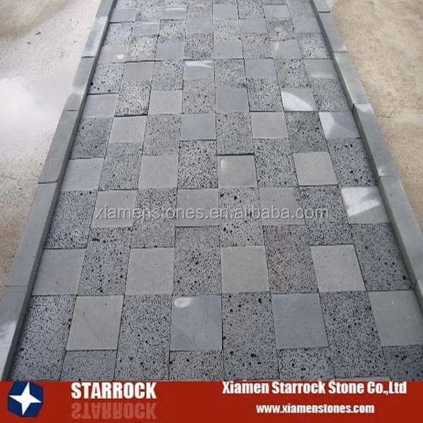 
Volcanic rock stone paver tiles 