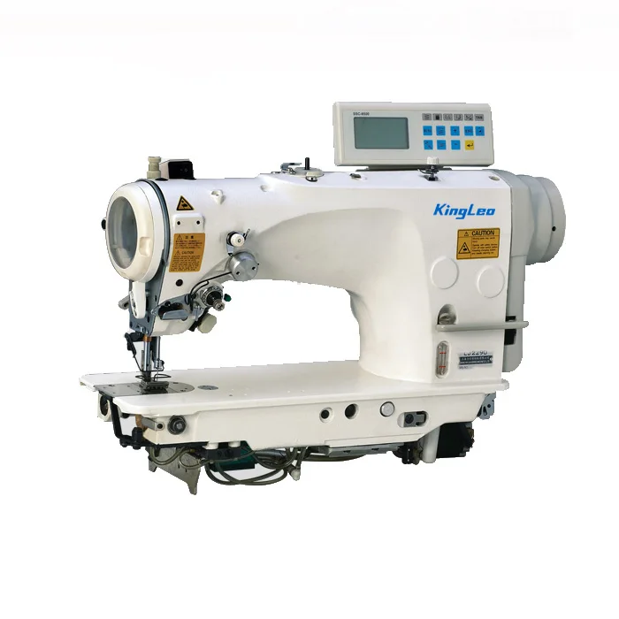 Высокоскоростная ручная подача компьютеризированная зигзагообразная швейная машина промышленное Домашнее использование металлический строительный замок триммер для стежков