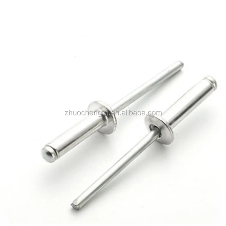 Factory supply stainless steel domed head open end blind rivets