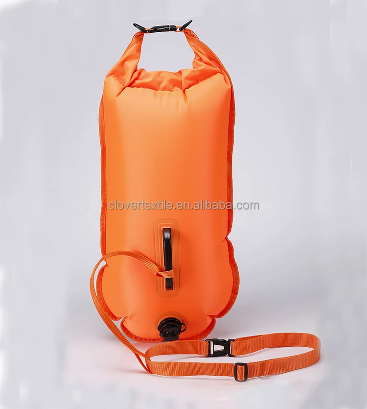 Inflatable PVC Swimming Floating Dry Dag Open Water Swim Buoy