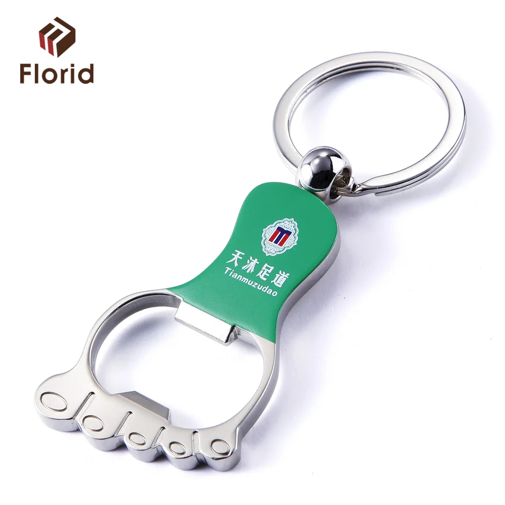 Metal keychain type bottle opener wholesale