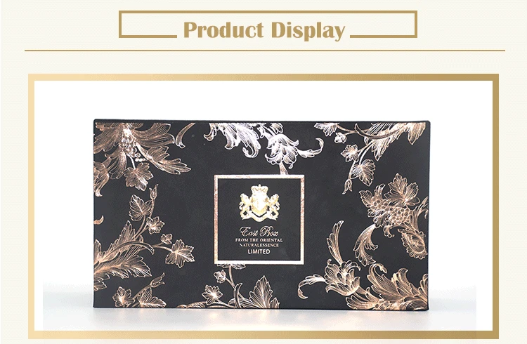 Custom Luxury Cosmetics Perfume Packaging  Box Gold Embossing Logo Brand Perfume Box For Gift,Ginseng Gift Box