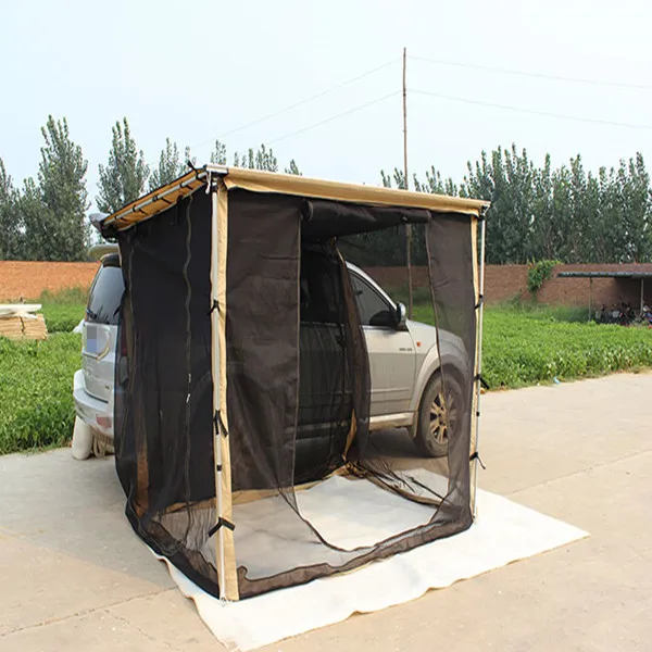 2.5*3M Car Side Awning Car Roof Tent  Awning 4wd Mesh Room