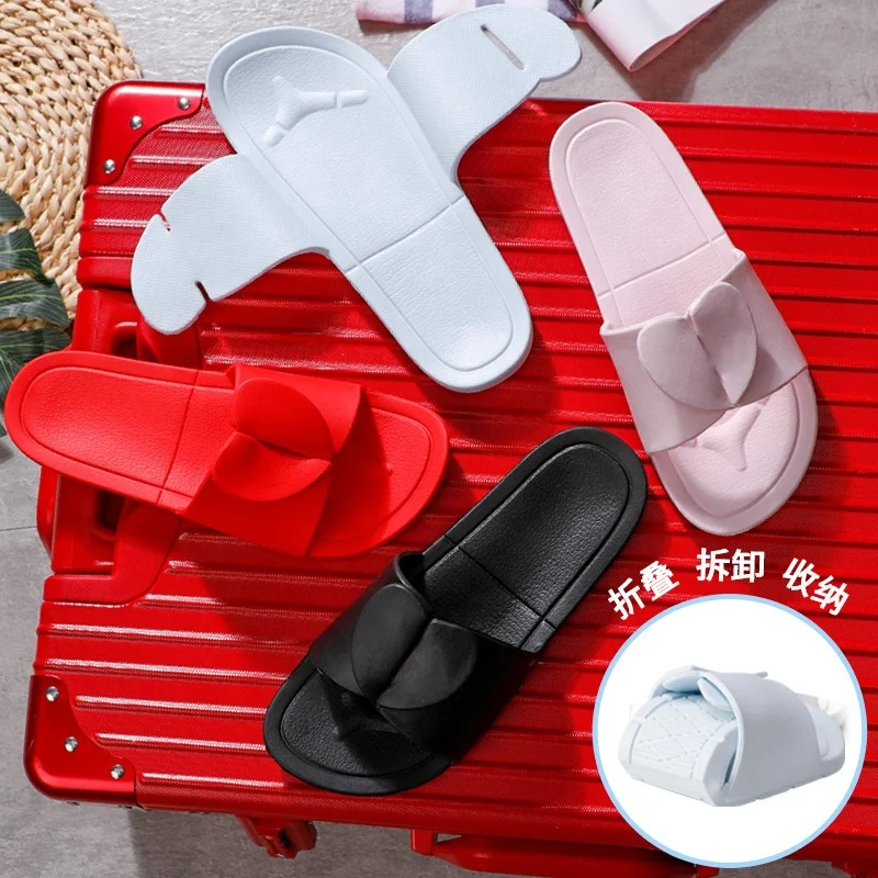 summer originality travel Portable foldable women bathroom eva slipper sandals
