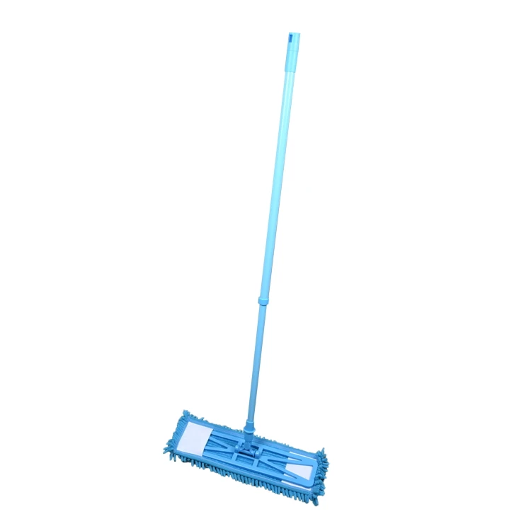 Microfiber Chenille Flat  Floor Cleaning Mop with Chenille Mop Head