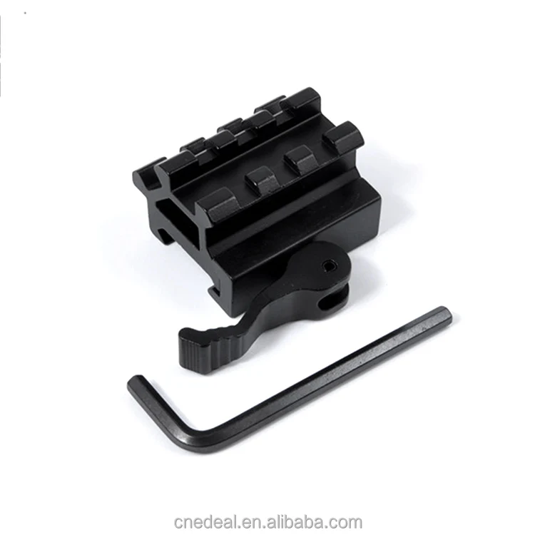 Jialitte Hunting Shooting Mount Quick Release Picatinny Weaver 20mm Rail Dovetail extend Scope bases Mounts 45 degree side J054