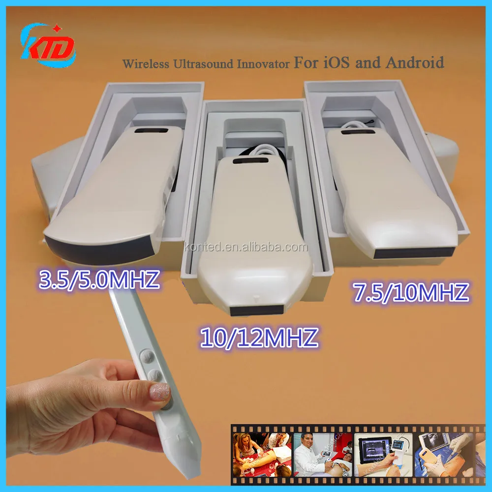 Беспроводной ультразвуковой зонд Ipad с 128 элементами, ультразвуковой сканер для теста на беременность