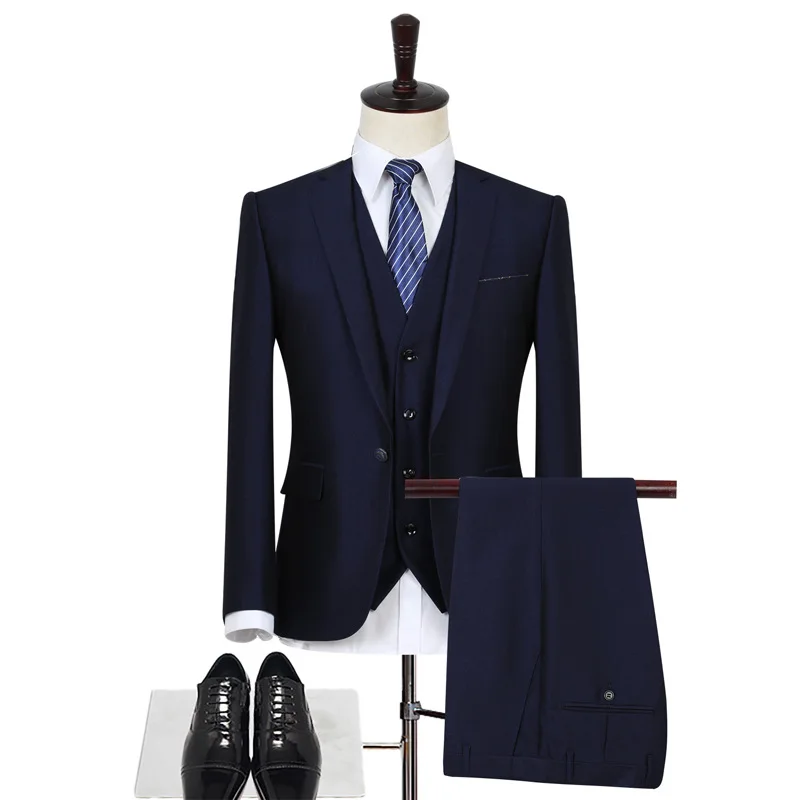 
Factory supply price New arrival fashion Men Casual 3 pieces Wedding formal Dresses 