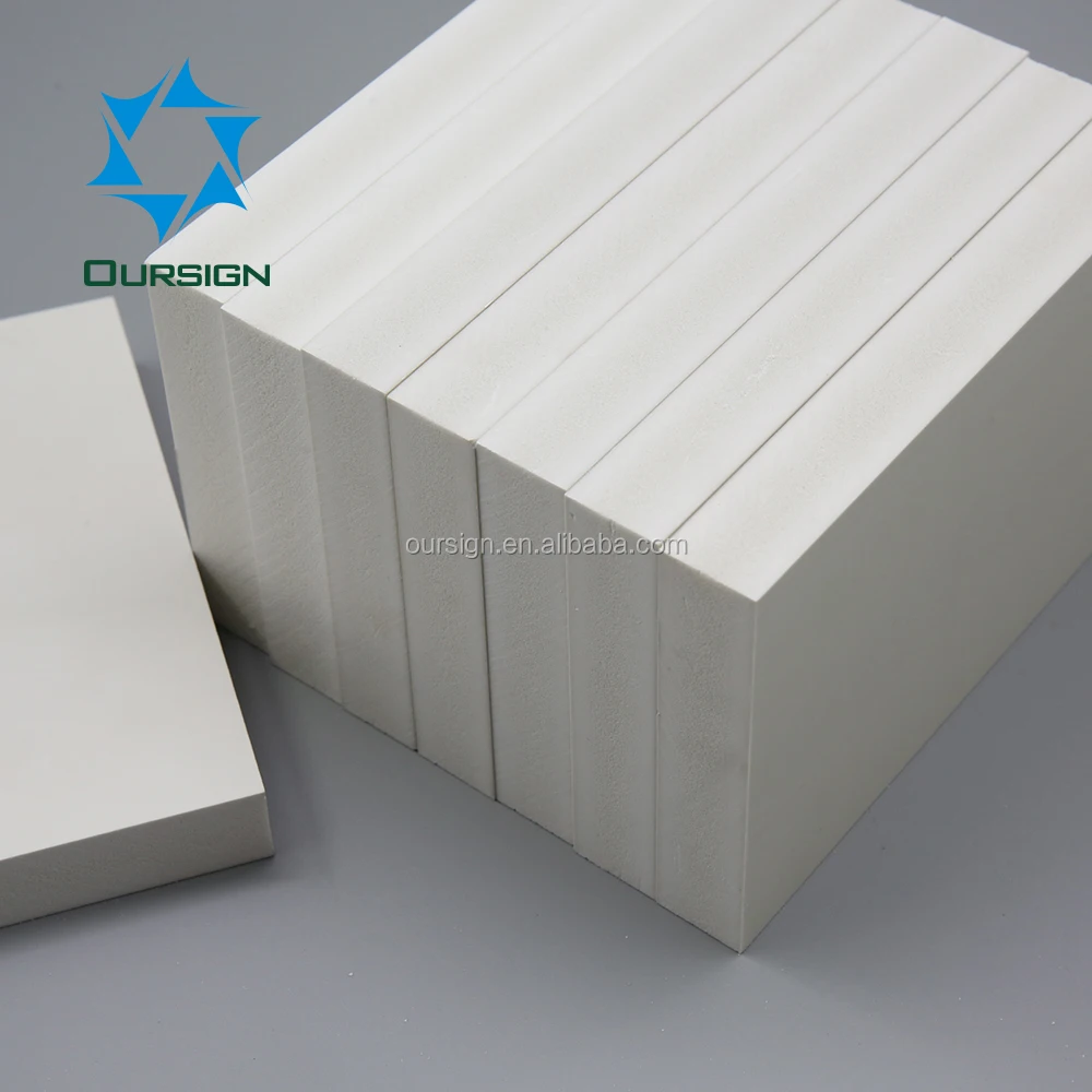 PVC Foam Board 2440 X 1220 X 16mm -- 500kg/m3-White Celuka Extruded