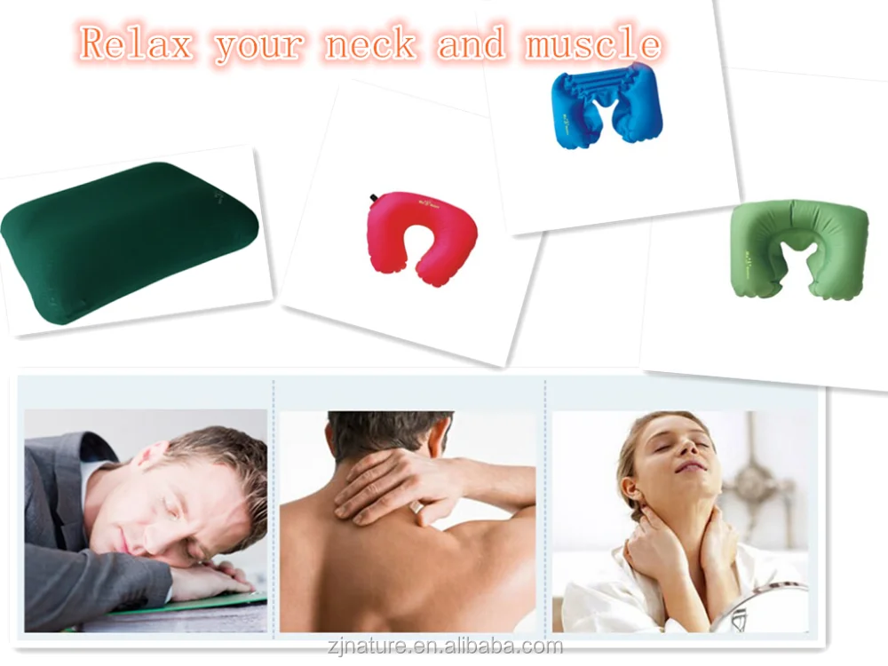 
Popular Waterproof Inflatable Travel Pillow 