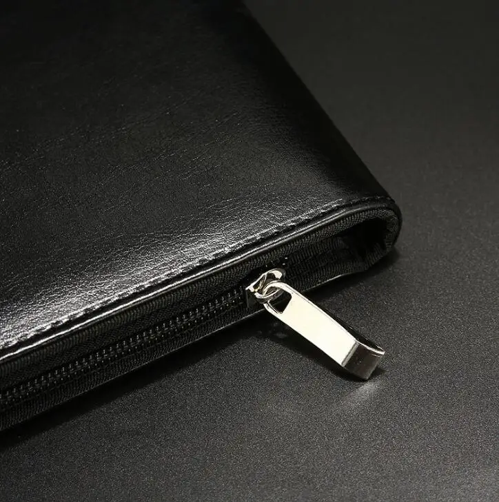 
Custom Made PU Leather A4 File Folder Luxury PU Business Conference Folders With Calculator For Business Man 