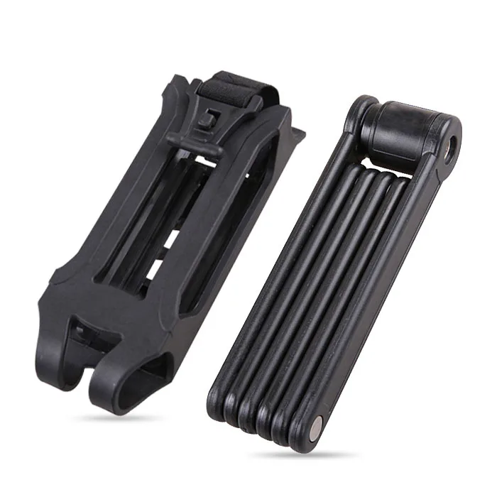 Портативный складной замок для велосипеда с защитой от кражи, складной замок для горного электровелосипеда, велосипедный замок