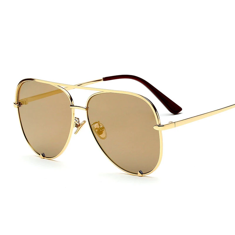 Morglow MG86014 fashionable rose gold mirror quay australia sunglasses metal women eyewear sun glasses 2019