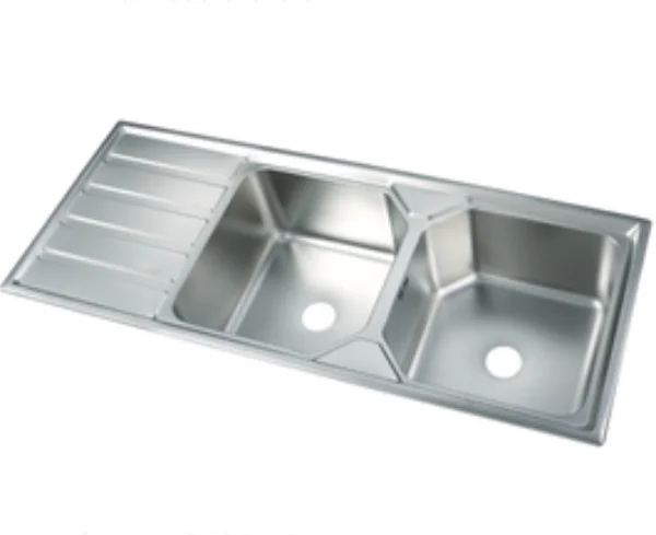Factory Directly Double Bowl Single Drain Board Sell Stainless Steel Kitchen Sink