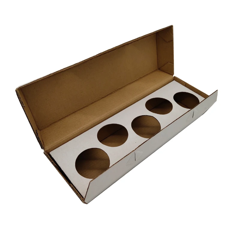 Новый дизайн, перерабатываемый гофрированный бумажный лоток для яиц, креативная упаковочная коробка